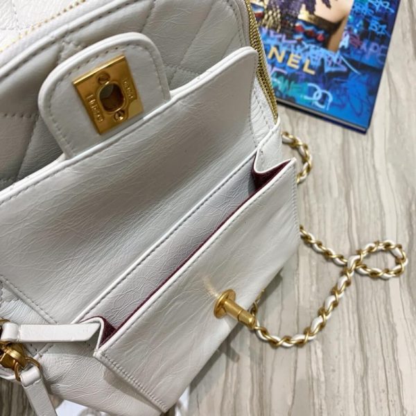 Replica Chanel CC Day Backpack in Waxy Calfskin AS8866 - Image 8