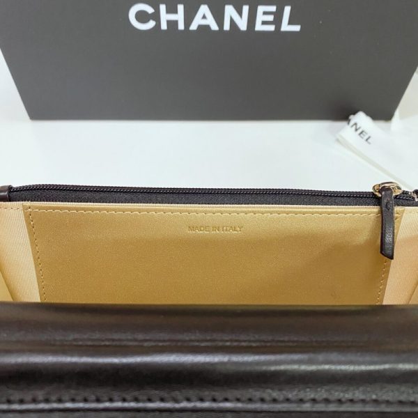 Chanel WOC Replica Lambskin AAA with CC Strap Detail - Image 9