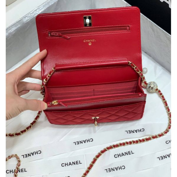 Replica Chanel WOC Velvet with CC Strap | Ap1450 - Image 11