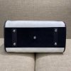 Best Replicas Bags - Chanel Replica Deauville Wool Felt Shopping Bag White/Black Shop For Best Louis Vuitton LV Replica Bags With Cheap Price