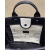 Best Replicas Bags - Chanel Replica Deauville Wool Felt Shopping Bag White/Black Shop For Best Louis Vuitton LV Replica Bags With Cheap Price