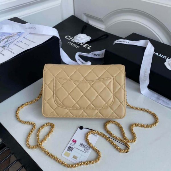 Chanel Zirconium CC Logo Wallet On Chain Replica Ap1943 - Image 2