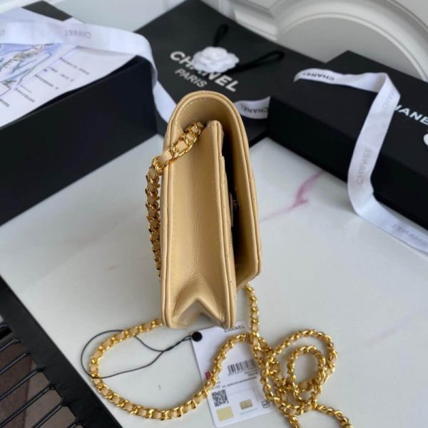 Chanel Zirconium CC Logo Wallet On Chain Replica Ap1943 - Image 5