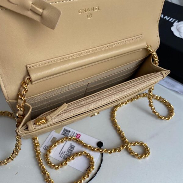 Chanel Zirconium CC Logo Wallet On Chain Replica Ap1943 - Image 8