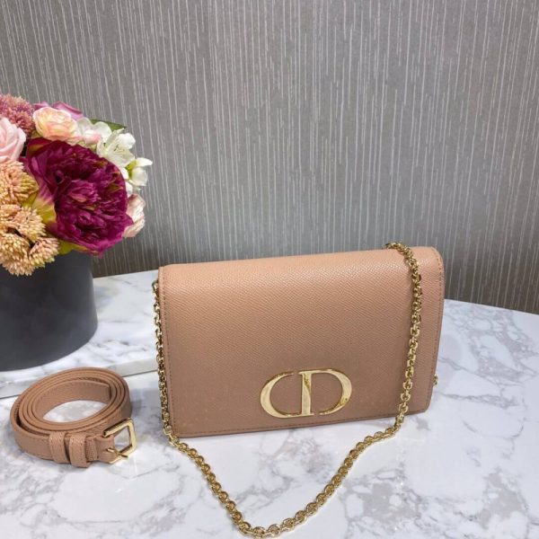 Replica Dior 30 Montaigne 2-in-1 Grained Calfskin Pouch S2086 - Image 4