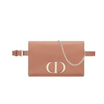 Replica Dior 30 Montaigne 2-in-1 Grained Calfskin Pouch S2086
