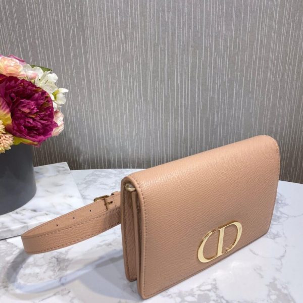 Replica Dior 30 Montaigne 2-in-1 Grained Calfskin Pouch S2086 - Image 6