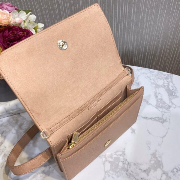 Replica Dior 30 Montaigne 2-in-1 Grained Calfskin Pouch S2086 - Image 9