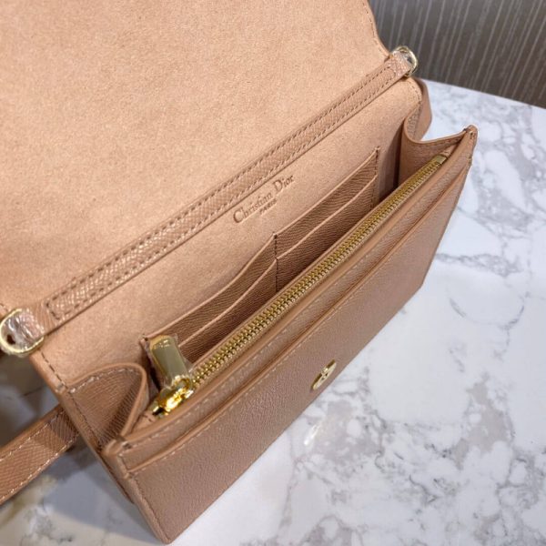 Replica Dior 30 Montaigne 2-in-1 Grained Calfskin Pouch S2086 - Image 10