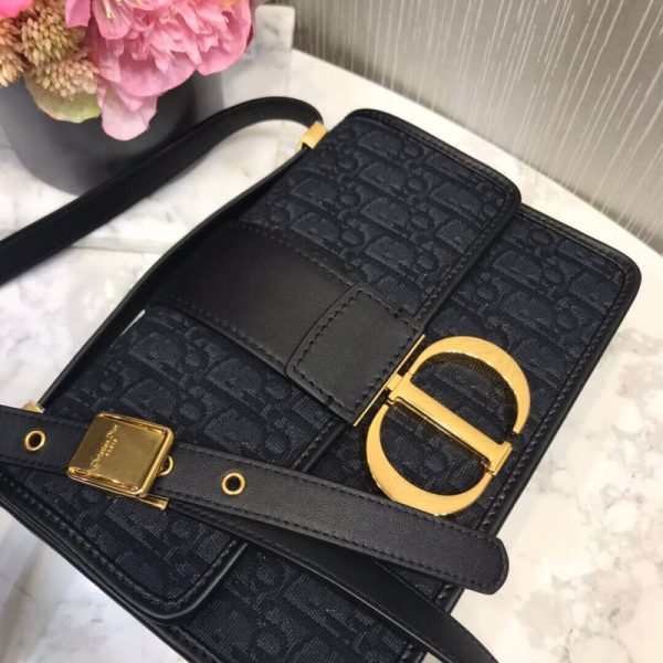 Christian Dior Oblique Jacquard 30 Montaigne Replica Bag - Image 7