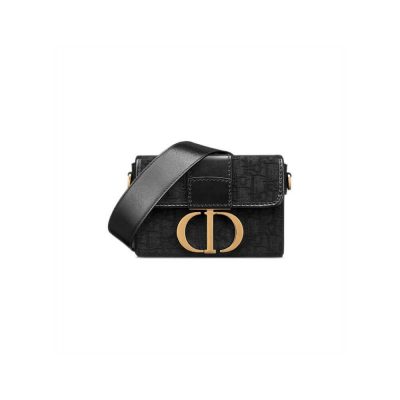 Replica Dior 30 Montaigne Oblique Jacquard Box Bag M9204