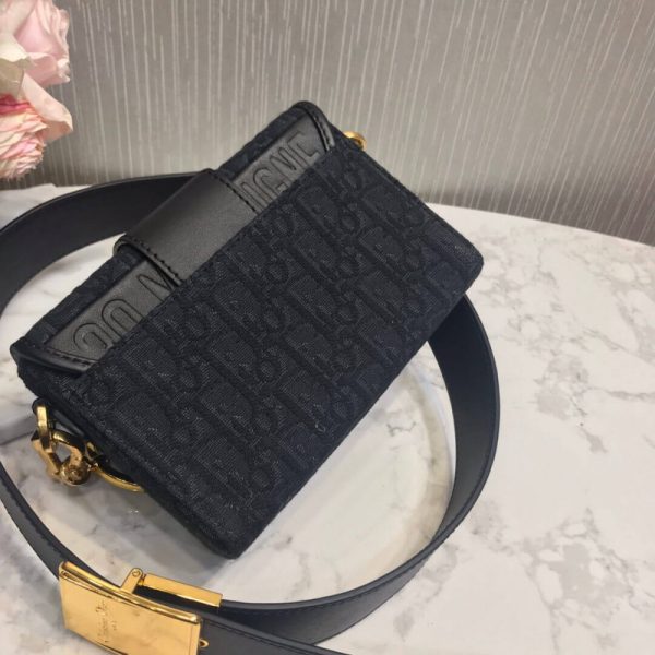 Replica Dior 30 Montaigne Oblique Jacquard Box Bag M9204 - Image 8