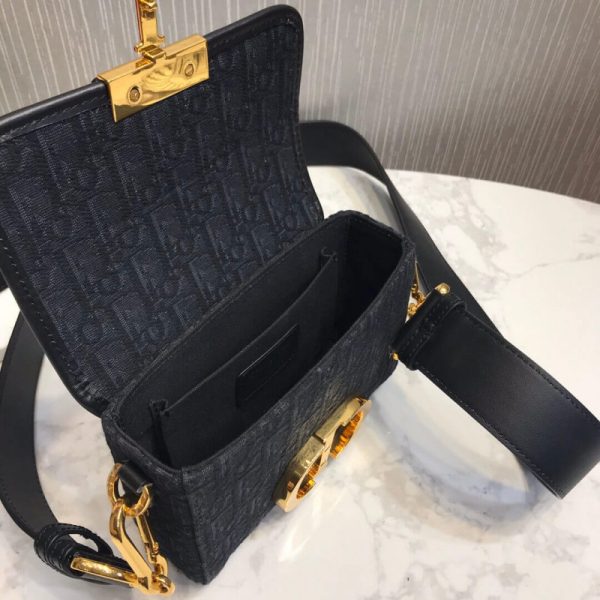 Replica Dior 30 Montaigne Oblique Jacquard Box Bag M9204 - Image 9