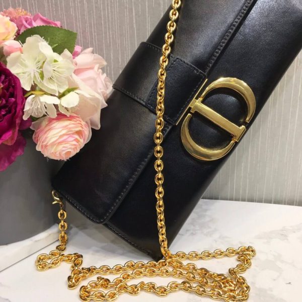 Replica Dior 30 Montaigne Calfskin Chain Clutch M9206 - Image 4