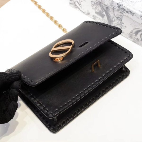 Replica Dior 30 Montaigne Calfskin Flap Chain Bag M9220 - Image 7