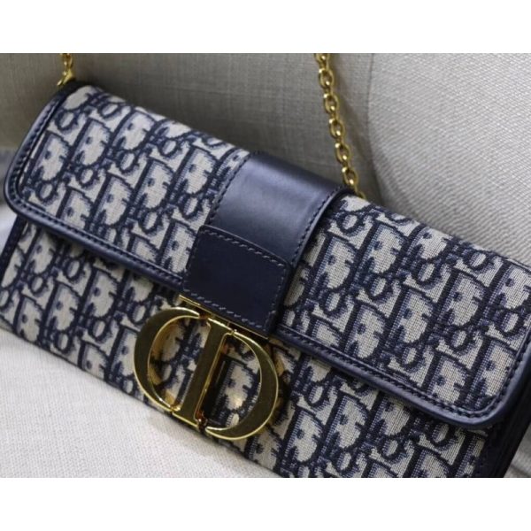 Replica Dior 30 Montaigne Jacquard Clutch Bag M9206 - Image 3