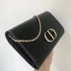 Best Replicas Bags - Christian Dior 30 Montaigne Patent Wallet on Chain - Black S2059 Shop For Best Louis Vuitton LV Replica Bags With Cheap Price