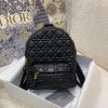 Best Replicas Bags - Dior Cannage Black Lambskin Small Backpack Replica M9221 Shop For Best Louis Vuitton LV Replica Bags With Cheap Price