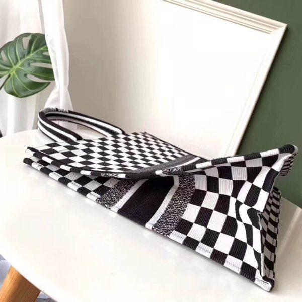 Replica Dior Book Tote Bag | Black & White | Style M1286 - Image 2