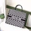 Best Replicas Bags - Replica Dior Book Tote Bag | Black & White | Style M1286 Shop For Best Louis Vuitton LV Replica Bags With Cheap Price