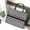 Best Replicas Bags - Replica Dior Book Tote Bag | Black & White | Style M1286 Shop For Best Louis Vuitton LV Replica Bags With Cheap Price