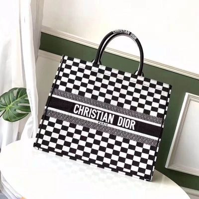 Replica Dior Book Tote Bag | Black & White | Style M1286