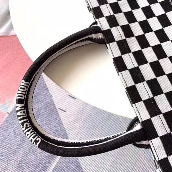 Replica Dior Book Tote Bag | Black & White | Style M1286 - Image 8