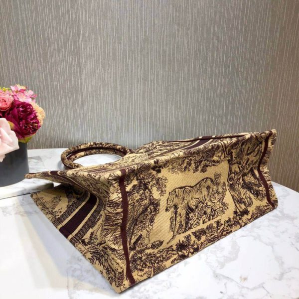 Replica Dior Book Tote Black Toile De Jouy Bag M1286 - Image 7