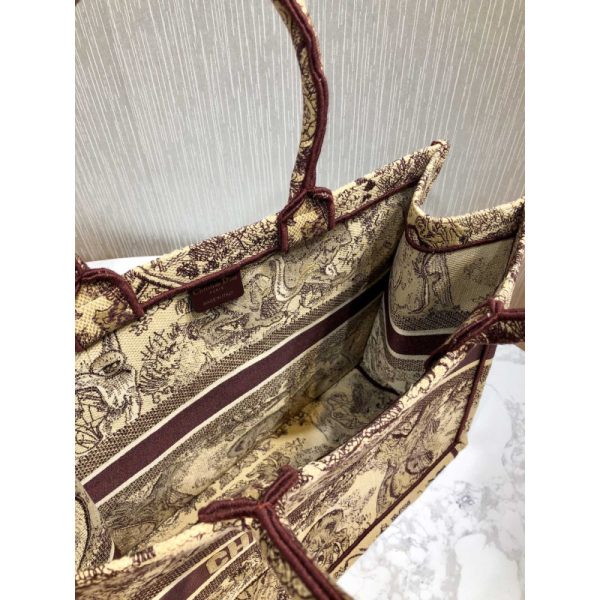 Replica Dior Book Tote Black Toile De Jouy Bag M1286 - Image 8