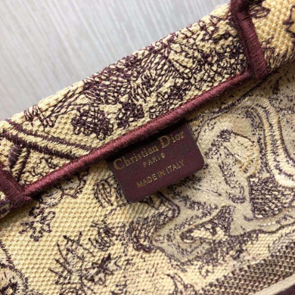 Replica Dior Book Tote Black Toile De Jouy Bag M1286 - Image 9