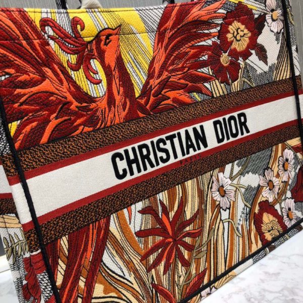 Christian Dior Multicolor Phoenix Book Tote M1286 - Image 4