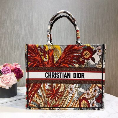 Christian Dior Multicolor Phoenix Book Tote M1286