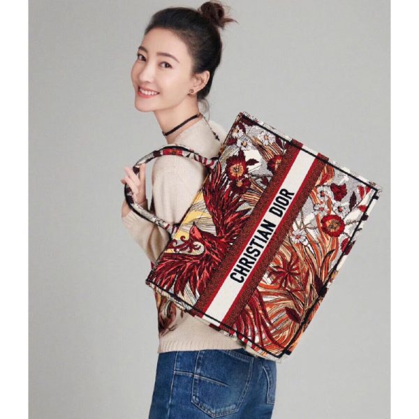 Christian Dior Multicolor Phoenix Book Tote M1286 - Image 10