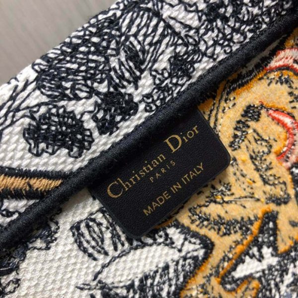 Replica Dior Book Tote Multicolor Toile De Jouy Bag M1286 - Image 9