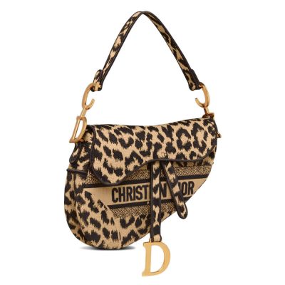Replica Dior Saddle Bag Mizza Beige Multicolore M0446