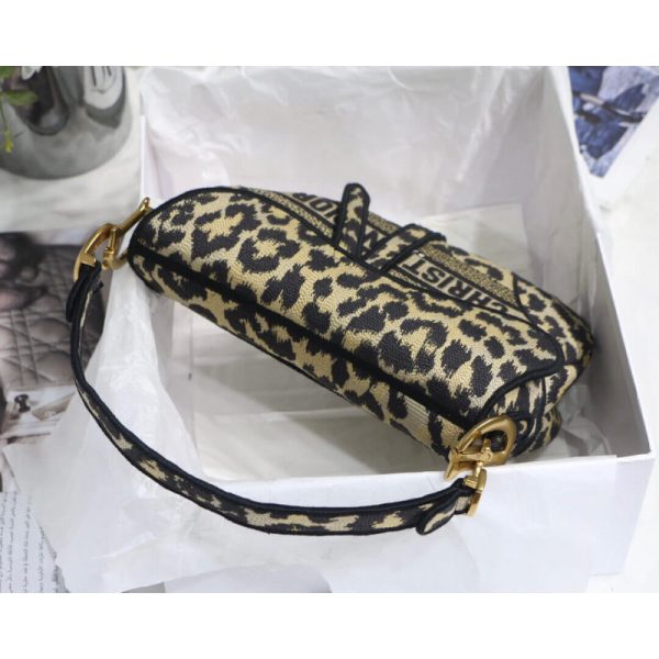 Replica Dior Saddle Bag Mizza Beige Multicolore M0446 - Image 10