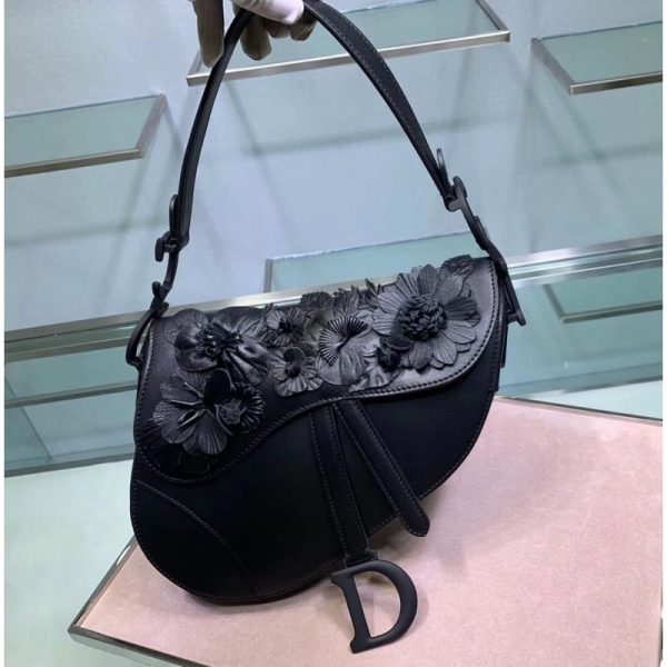 Replica Dior Embroidered Saddle Bag M0446 - Image 2