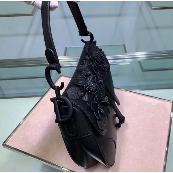 Replica Dior Embroidered Saddle Bag M0446 - Image 4
