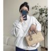 Best Replicas Bags - Replica Dior Lady D-Joy Raffia Bag Cannage M05400 Shop For Best Louis Vuitton LV Replica Bags With Cheap Price