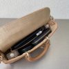 Best Replicas Bags - Replica Dior Lady D-Joy Raffia Bag Cannage M05400 Shop For Best Louis Vuitton LV Replica Bags With Cheap Price