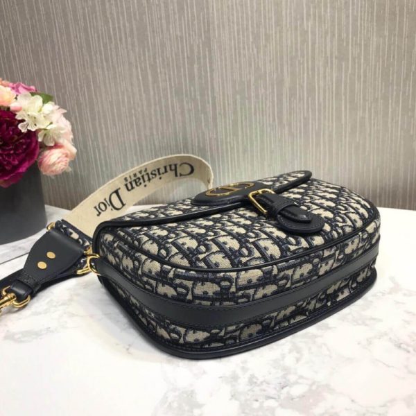 Replica Dior Bobby Bag Blue Oblique Jacquard M9320 - Image 11