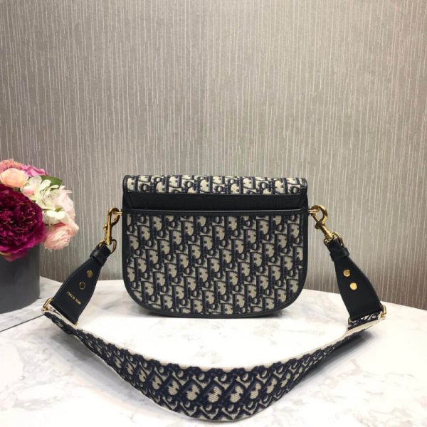 Replica Dior Bobby Bag Blue Oblique Jacquard M9320 - Image 4
