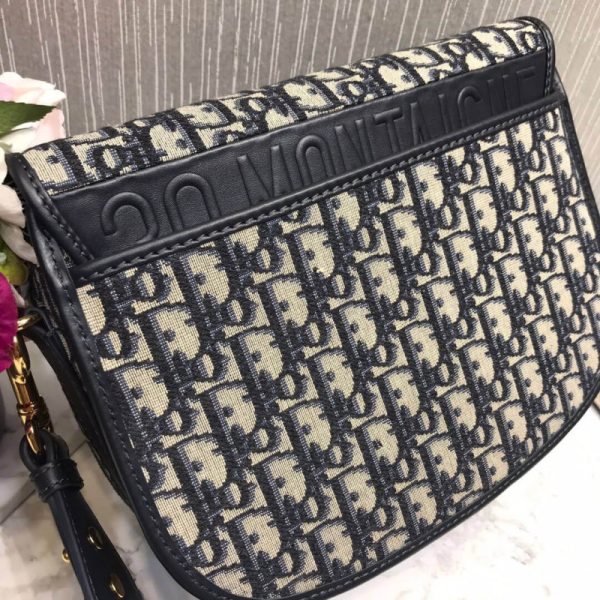 Replica Dior Bobby Bag Blue Oblique Jacquard M9320 - Image 5