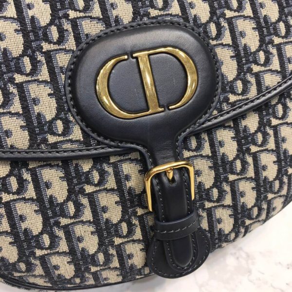 Replica Dior Bobby Bag Blue Oblique Jacquard M9320 - Image 6