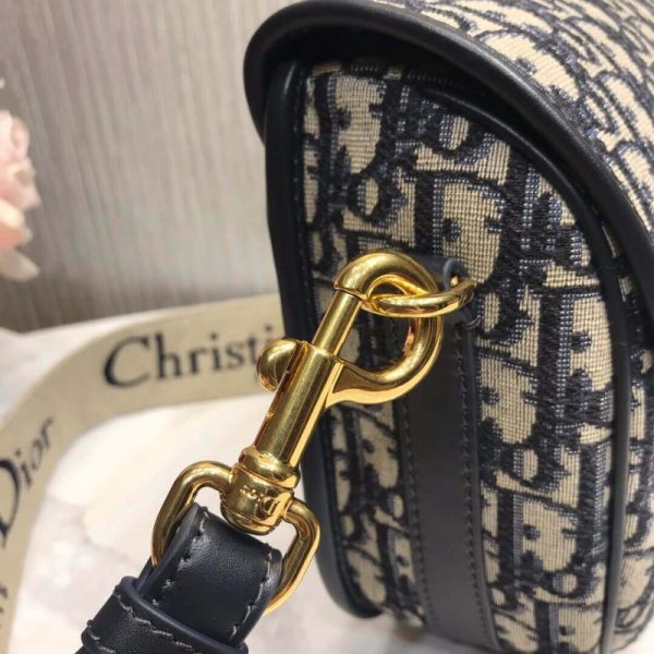 Replica Dior Bobby Bag Blue Oblique Jacquard M9320 - Image 7