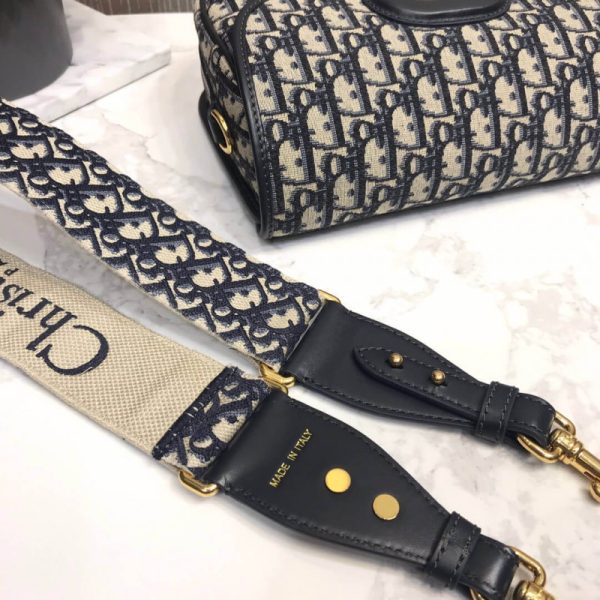 Replica Dior Bobby Bag Blue Oblique Jacquard M9320 - Image 9
