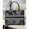 Best Replicas Bags - Replica Christian Dior Zodiac Tote - Black Toile de Jouy Embroidery Shop For Best Louis Vuitton LV Replica Bags With Cheap Price
