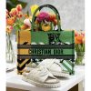 Best Replicas Bags - Dior Replica Medium Book Tote - Pop Embroidery in Green & Orange Shop For Best Louis Vuitton LV Replica Bags With Cheap Price