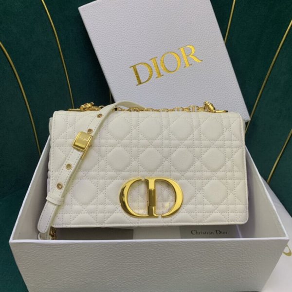 Replica Christian Dior Caro Bag - Warm Taupe Calfskin M9242 - Image 4