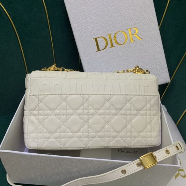 Replica Christian Dior Caro Bag - Warm Taupe Calfskin M9242 - Image 5